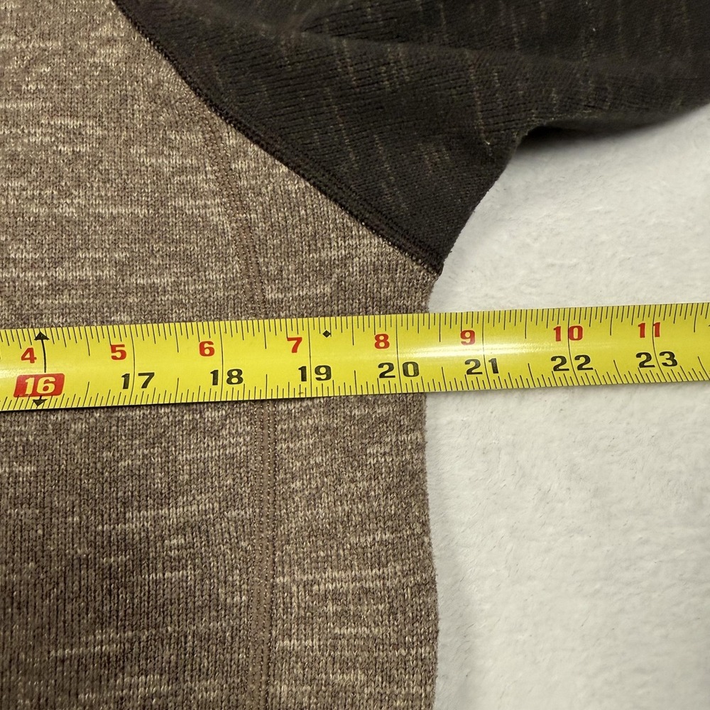 Patagonia Sweater Mens Medium Brown Heather Better Sweater 1/4 Zip STY25522‎ - Picture 8 of 10